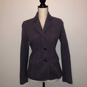 Eddie Bauer Wool Purple Blazer